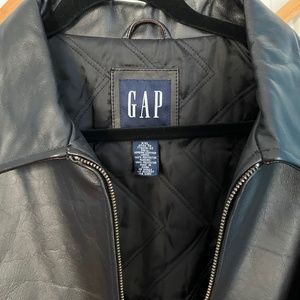 Classic leather jacket from Gap